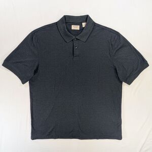 Hudson River Heritage Classics Men’s Black Polo Short Sleeve Shirt Size Large